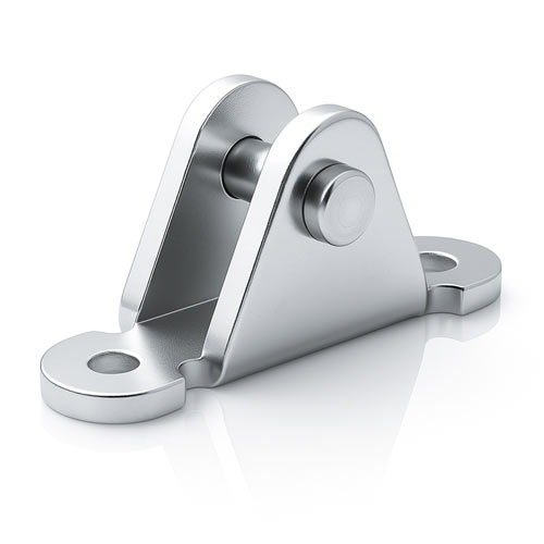 Gasdruckfeder Edelstahl Befestigung Anbauteile Halterung 71mm x 19,5mm Ø8mm