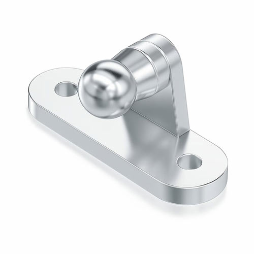 Gasdruckfeder Edelstahl Halterung Befestigung Anbauteile Winkel für 10mm Kugelpfanne bis 450N