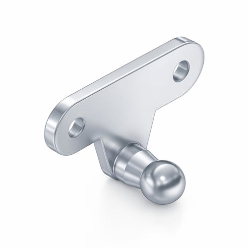 Gasdruckfeder Edelstahl Halterung Platte Befestigung Anbauteile für 10mm Kugelpfanne bis 450N